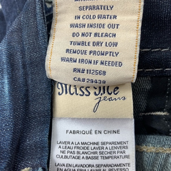 Miss Me Signature slim boot Distressed Jeans 24 - Picture 9 of 9